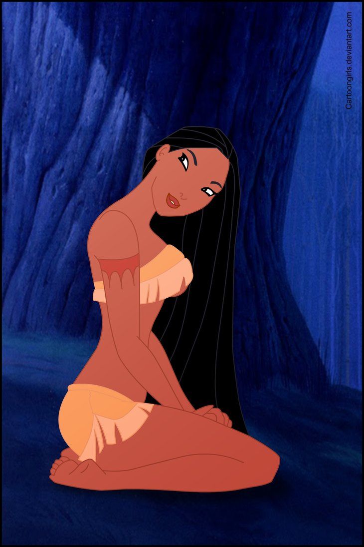 an animated image of a woman sitting on the ground