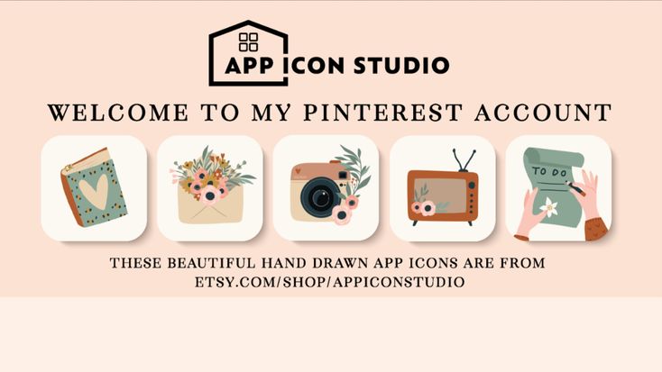 App Icons Aesthetic and iPhone Aesthetic - App Icon Studio ♥︎