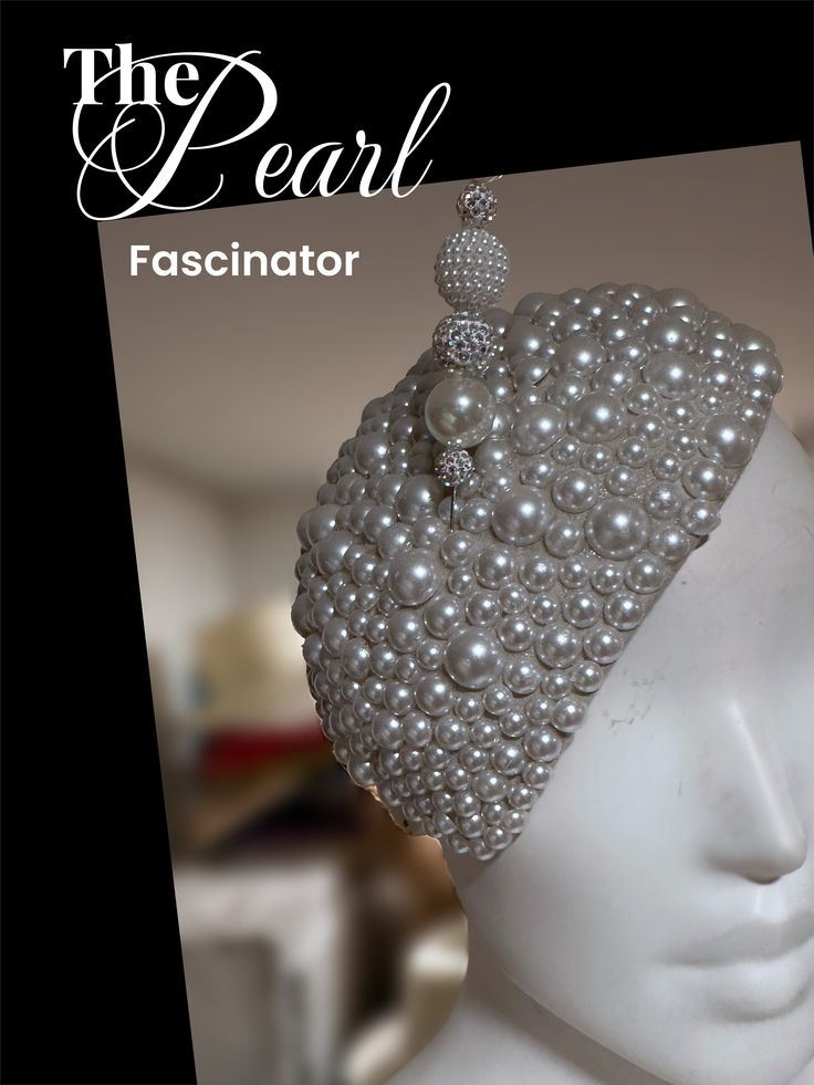 pear pearl fascinator with matching hat pin. 7 to 10 business days Pearl Fascinator, Special Occasion Hats, Church Lady Hats, Classy Hats, Dressy Hats, Occasion Hats, Church Hat, Barbie Wedding, Fancy Wedding Dresses