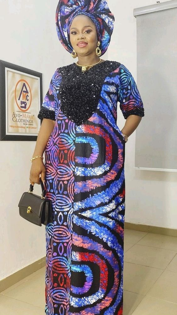 Adire Styles For Ladies 2024, Long Ankara Gowns For Women, Adire Dress Styles, Adire Styles For Ladies, Kampala Kaftan Styles For Women, Ankara Long Gown Styles For Ladies, Kaftan Styles For Ladies, Latest Bubu Gown Style, Kampala Gown Styles For Ladies