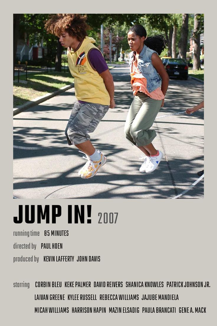 the poster for jump in 2007 shows two young men on skateboards, one jumping