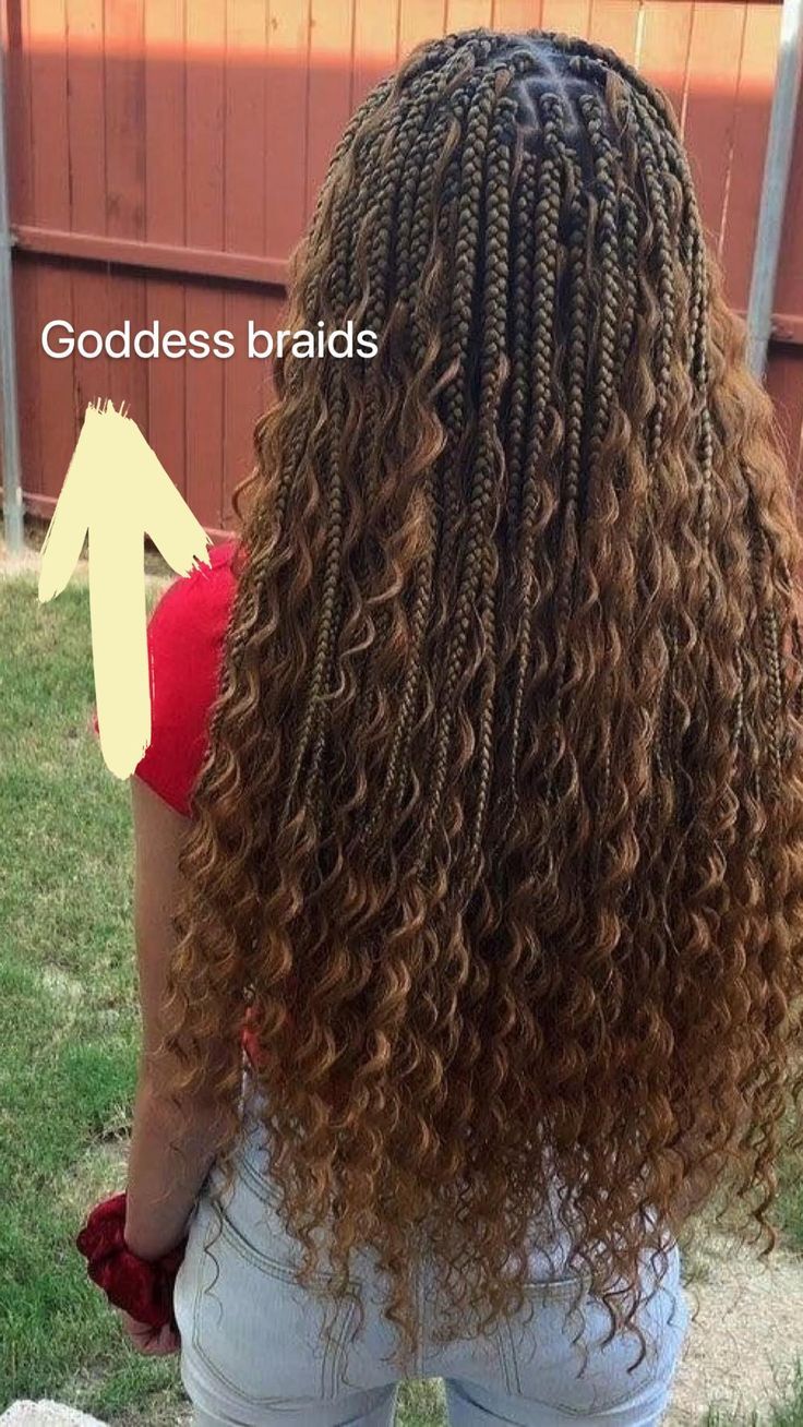 Goddess braids | Twist braid hairstyles, Feed in braids hairstyles, Hair styles Bohemian Feed In Braids, Braid Colors, Feed In Braids, Short Box Braids, Jumbo Box Braids, Bohemian Braids, Feed In Braids Hairstyles, Goddess Braids Hairstyles, Box Braids Hairstyles For Black Women