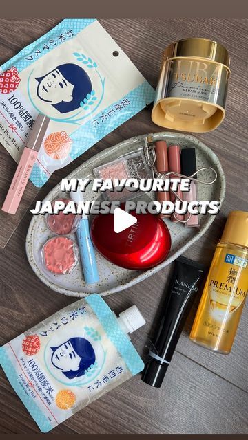 Daria | Food Travel & Life in Calgary 🇨🇦 on Instagram: "A list of my favourite Japanese skincare, haircare and makeup products! It was so hard to fit this into one video, so if you have any questions about any product- leave them down below in the comments!! ⬇️⬇️⬇️⁣ ⁣ Here’s the list of everything!!⁣ ⁣ 🧴SKINCARE ⁣ Nadeshiko Keana Rice Pack⁣ Nadeshiko Keana Rice Sheet Mask⁣ Hado Labo Gokujyun Premium Lotion⁣ Kanebo Veil of Day Sunscreen ⁣ ⁣ 👩🏻HAIRCARE⁣ Tsubaki Premium Hair Mask⁣ &Honey Matomake Stick⁣ ⁣ 💄MAKEUP⁣ TIRTIR Mask Fit Red Cushion⁣ Cezanne Pearl Glow Highlight ⁣ Canmake Glow Cream Blush ⁣ Koji Eyelash Curler⁣ Kose Visée Lip Plumper⁣ Cezanne Watery Lip Tint⁣ Heroine Make Mascara Remover⁣ ⁣ Let me know which Japanese product is your favourite and if you have any suggestions! I’ Gokujyun Premium, Japanese Mascara, Japanese Make Up Products, Hado Labo, Tirtir Mask Fit Red Cushion, Tsubaki Hair Mask, Japanese Rice Face Mask, Japanese Mascara Makeup, Japanese Makeup Products