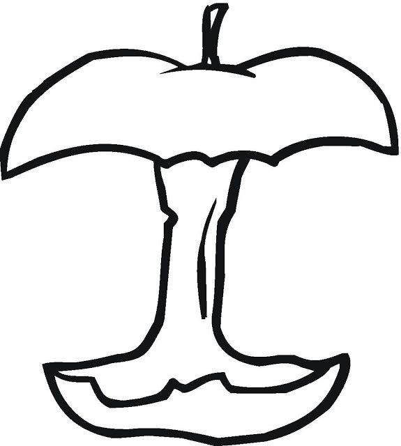 an apple with the letter i in it's upper half, and bottom half