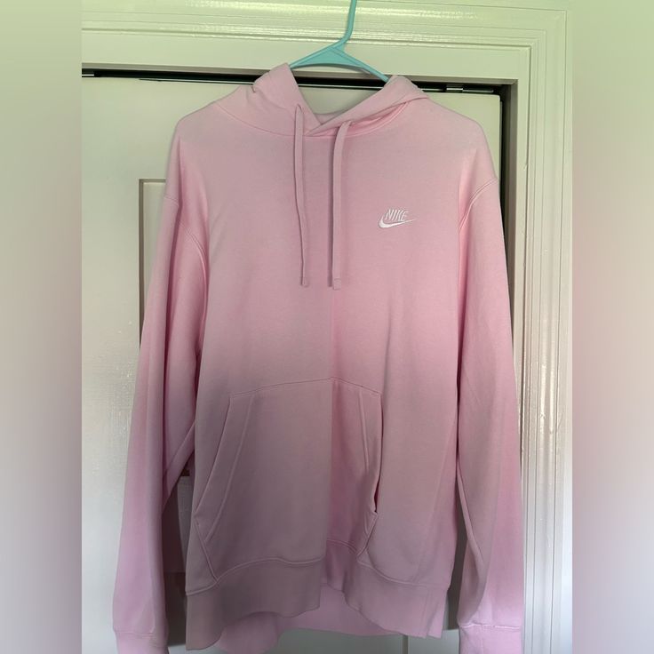 Never Worn, Size Large, No Tags Pink Nike Sweater, Pink Nike Hoodie, Nike Zip Up, Pink Nike, Nike Sweater, Teddy Jacket, Pink Nikes, Nike Hoodie, Nike Pink