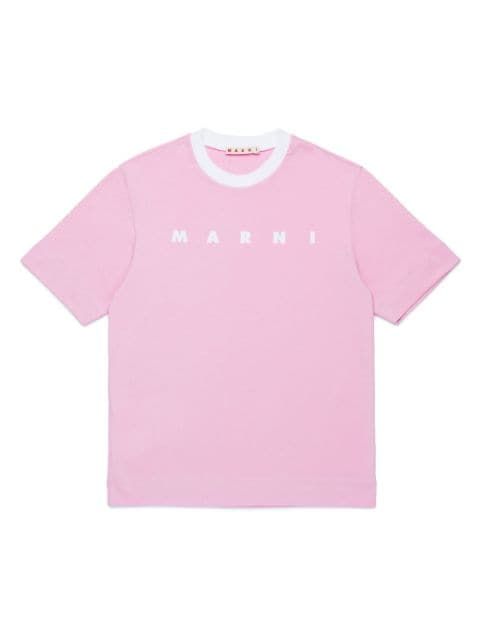 Designer T-shirts for Boys – Stylish Boys' Separates – Farfetch Pink Designer Clothes, Birthday Outfit To School, Designer Shirts Women, Marni Shirt, Pink Graphic Tee, Cute Online Clothing Stores, Cute Clothing Stores, Design Shirts, Dress With Jean Jacket