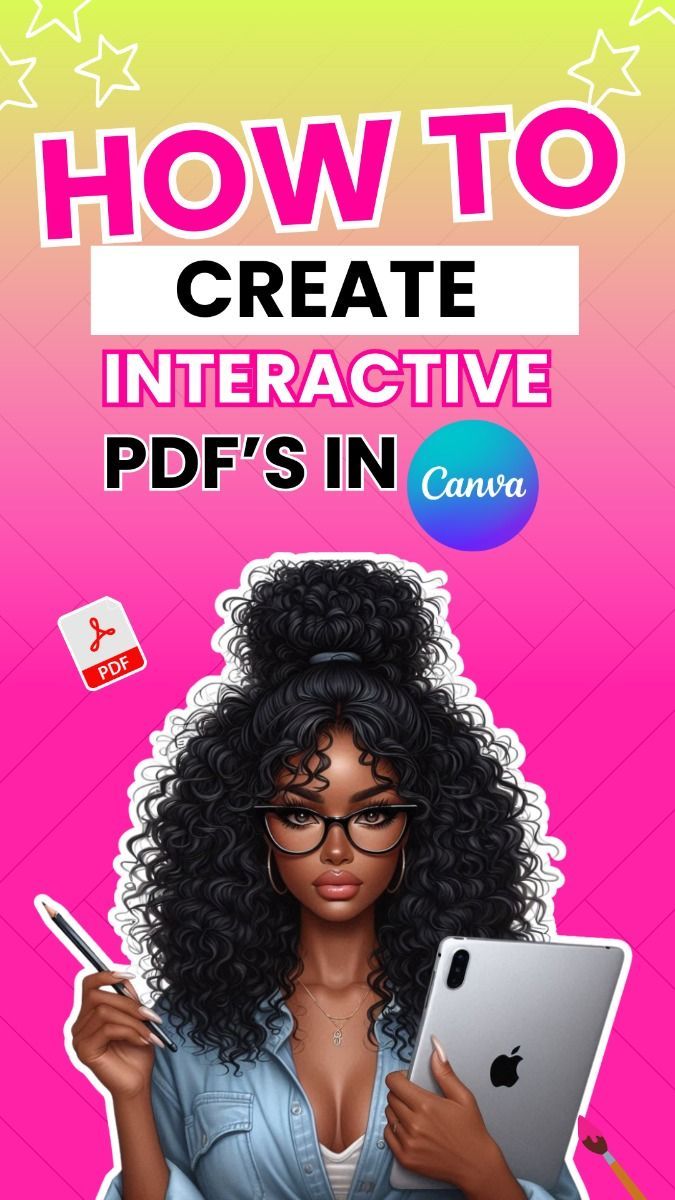 a woman holding a laptop computer in her hands with the text how to create interactive pdf's in