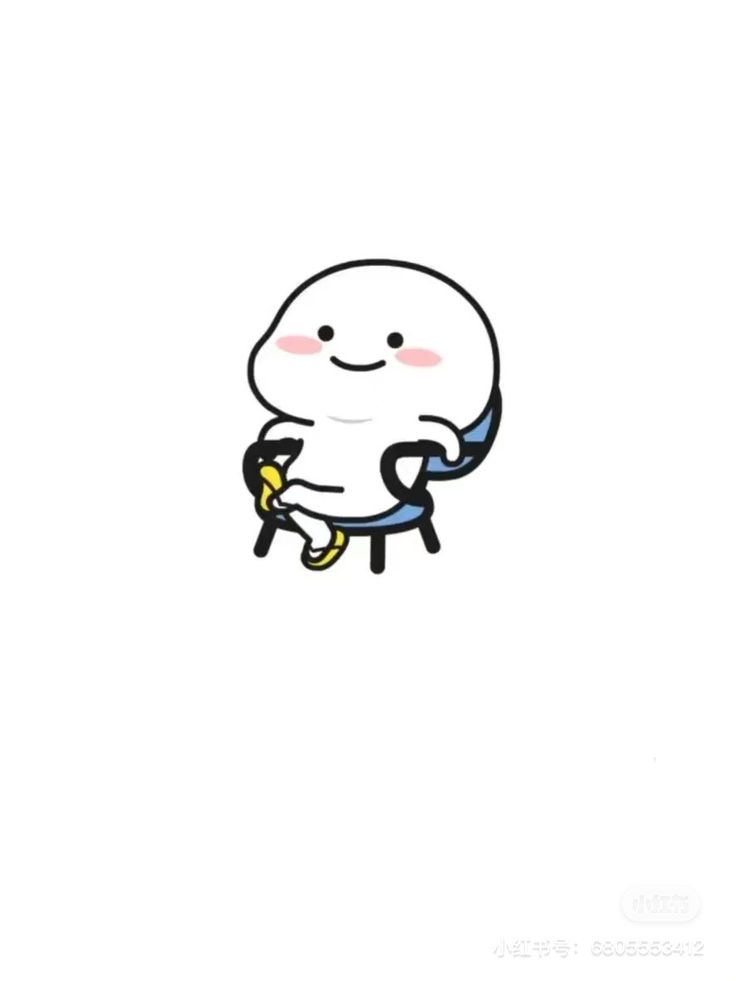 a drawing of a person sitting on a chair with a banana in his hand and the caption says,