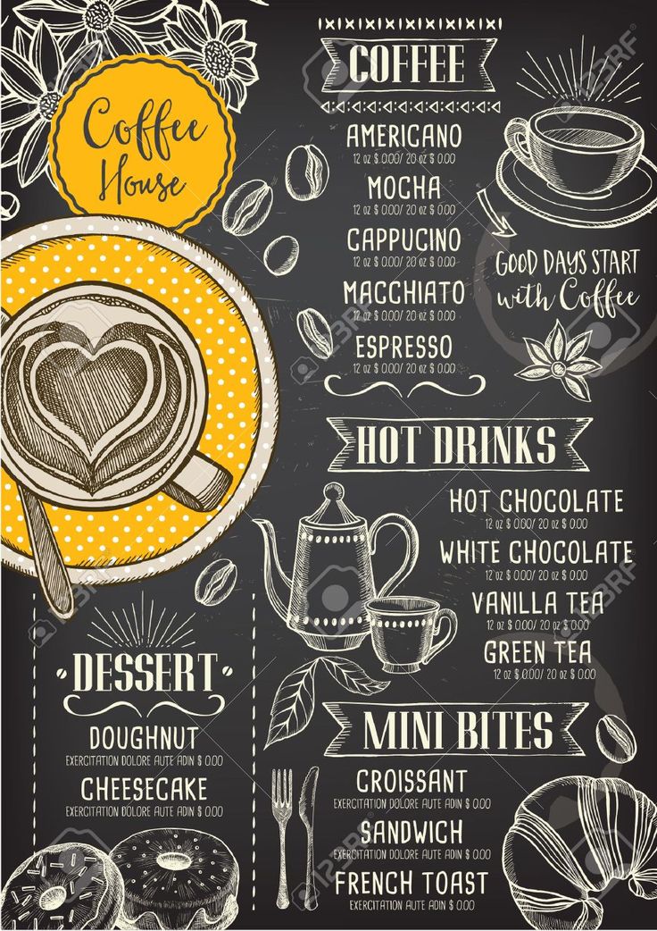 Coffee Menu Design Ideas - Design Talk