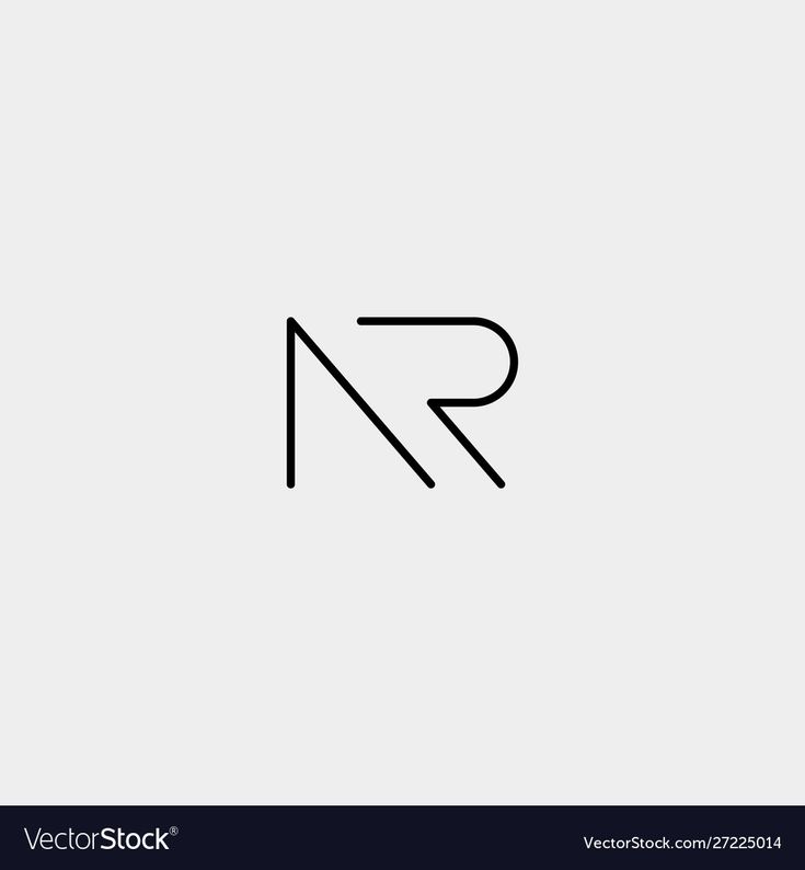 the letter r is made up of thin lines