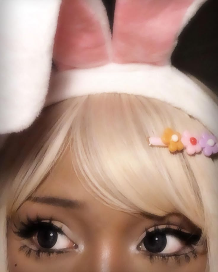 Bunny Makeup, Gyaru Aesthetic, Gyaru Makeup, Doll Eye Makeup, Kawaii Makeup, Swag Makeup, Gyaru Fashion, Doll Makeup, Cute Makeup Looks