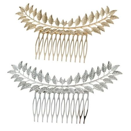 Material: alloy Color: golden, silvery, Gold+Silver Size: 13.2*5.5cm Occasion: Wedding, Birthday Packaging content: 2pcs Hair Comb 1.Wedding hair comb with alloy and comb. 2.Size Details 13.2*5.5cm. 3.Leaf hair comb Hair Clip Bride Bridal Nature Rustic Woodland Wedding Accessories 4.This hair dress suit with most ages women and girls. 5.This beautiful hair comb is for wedding, party, evening, informal receptions, honeymoons and any special occasion. Bridemaid Hair Piece, Birthday Packaging, Comb Hair Clip, Bridal Hair Combs, Rustic Woodland Wedding, Bride Wedding Hair, Bride Hair Clips, Body Wave Weave Hairstyles, Silver Hair Comb