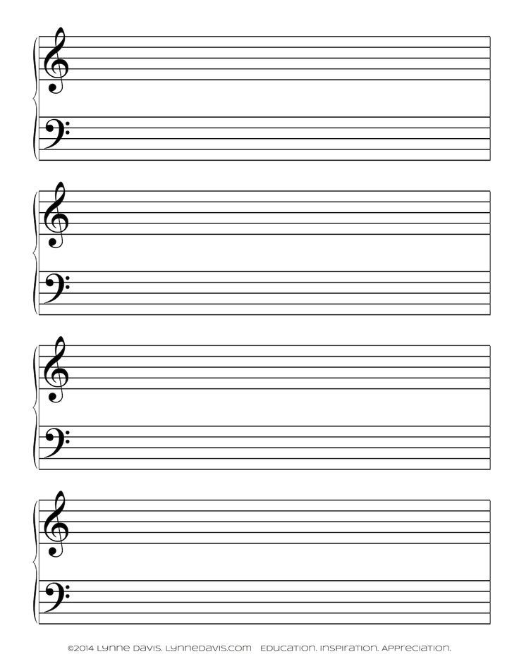 sheet music notes with musical notations on them, lined up in the shape of treble