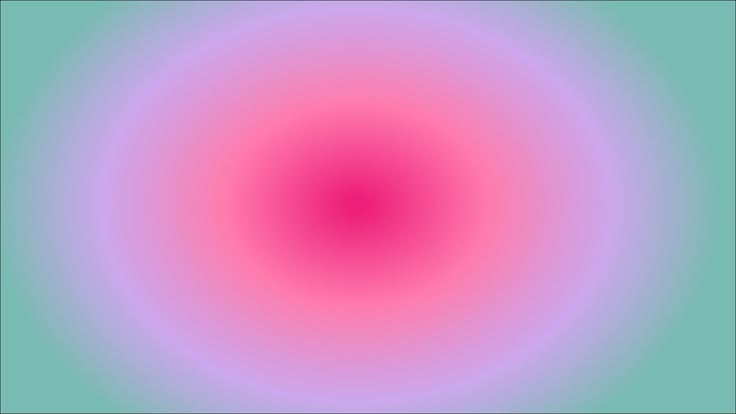 an image of a pink and blue circular pattern in the middle of a green background