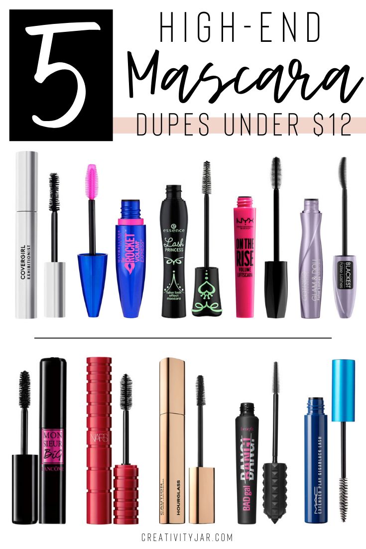 Save your money and shop affordable mascara dupes instead of paying for high end! These 5 high end mascara dupes under $12 will not disappoint. High End Mascara, Best Affordable Mascara, Best Mascara 2022, Crown Mascara, Best Mascara Drugstore, Affordable Mascara, Eyelash Hacks, Mascara Collection, Sicily Rose