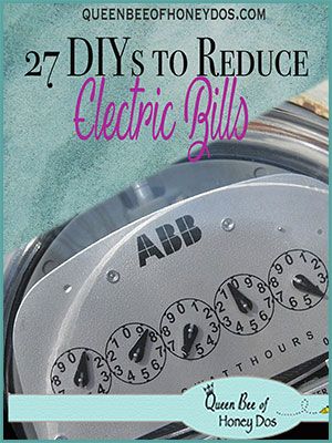 an electric stove with the words 27 diy's to reduce electric bills on it