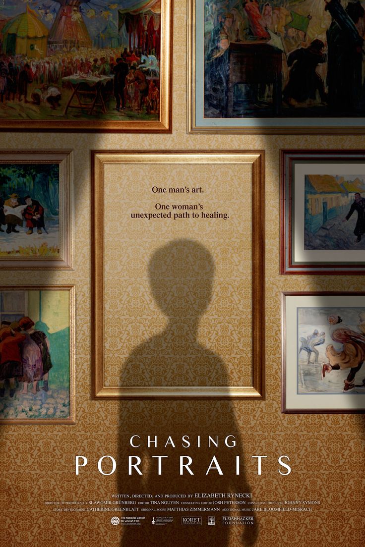 a movie poster for chasing portraits