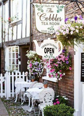 the cobbles tea room is open for business