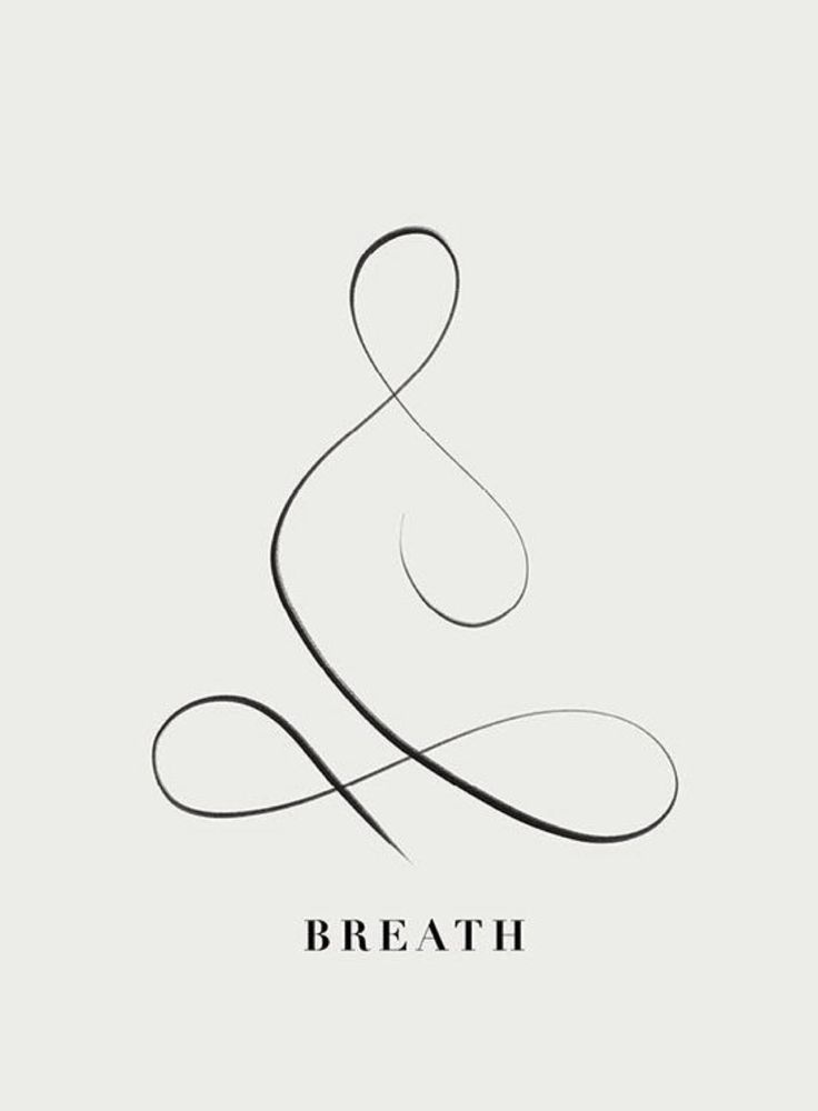 the logo for breathe and breath