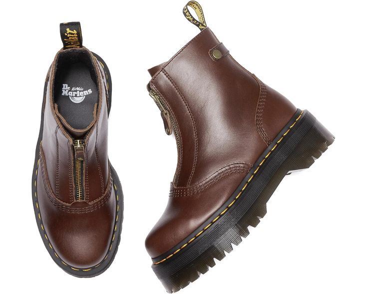 Dr. Martens Jetta | Zappos.com Fall Boots No Heel, Blundstone Chelsea Boots Women, Womens Fall Shoes, Dr Martens Jetta, Merrell Hiking Boots, Full Closet, Dr Martens Outfit, Fall Shoe, Autumn Shoes Women