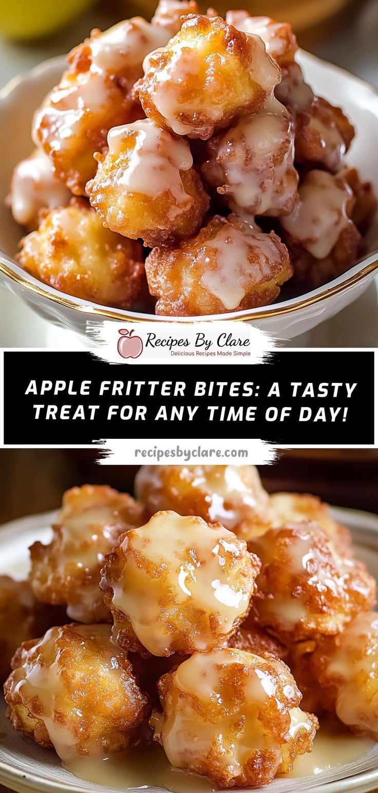 apple fritter bites a tasty treat for any time of day