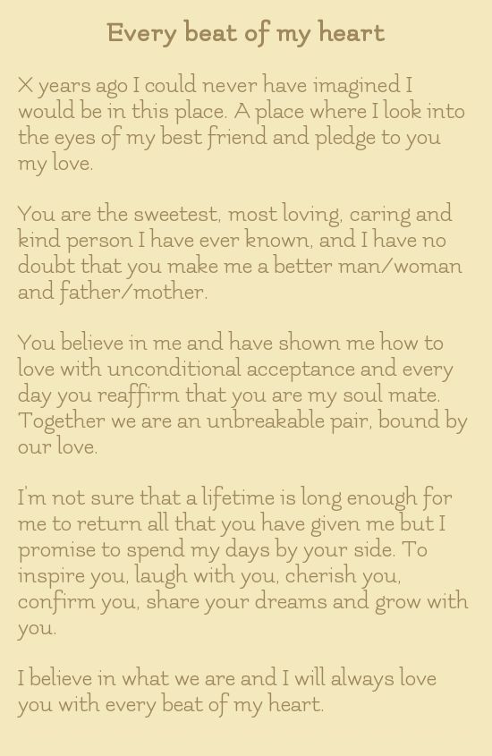 a letter written to someone about their love