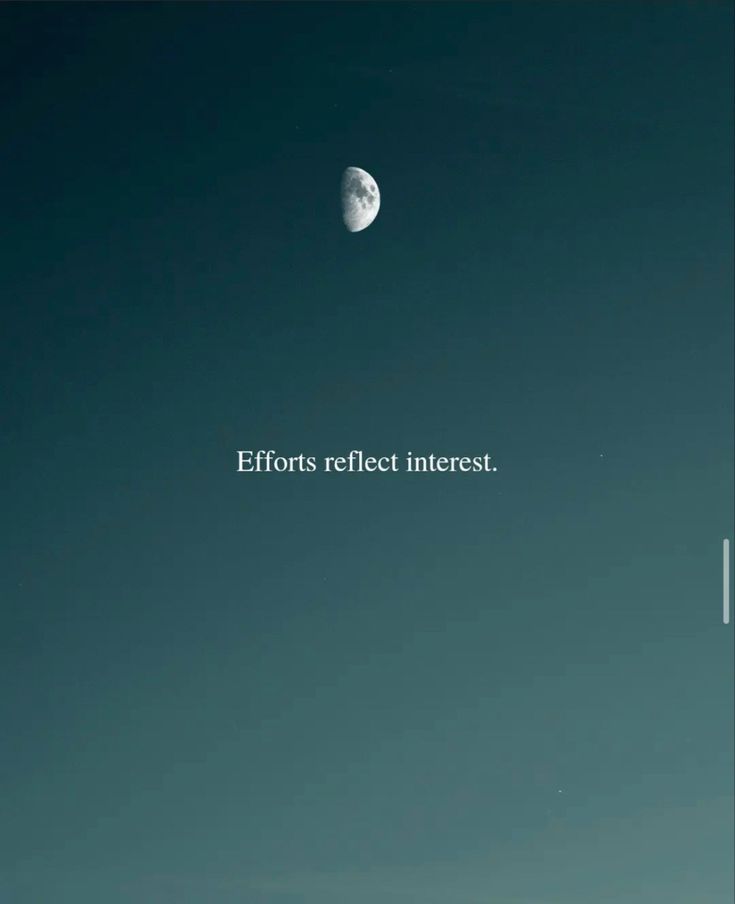 the moon is in the sky with an inspirational quote about effort and refreshment