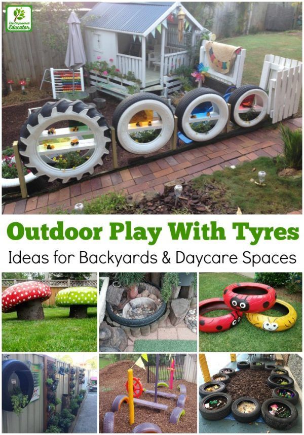 outdoor play with types ideas for backyards and daycare spaces