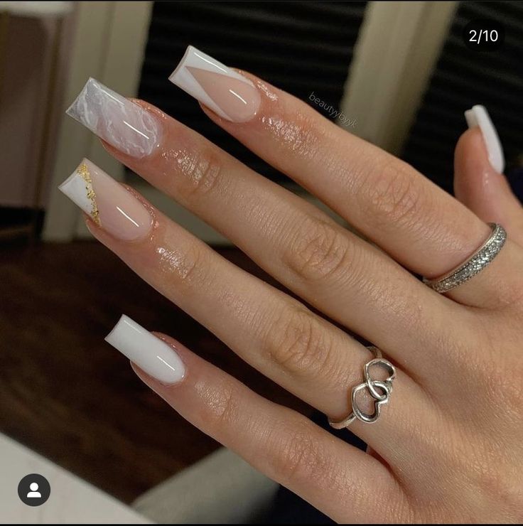 Winter Nail Ideas Acrylic Square, Nail Cam, Tapered Square Nails, Engraved Locket, Nagel Tips, French Tip Acrylic Nails, Girly Acrylic Nails, Work Nails, Glow Nails