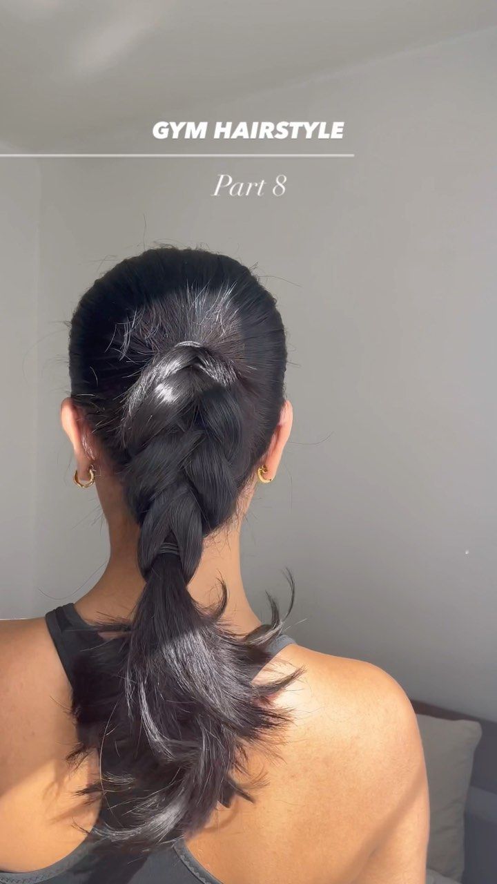 Hello Hair, Gym Hair, Hair Accessories Ponytail, Gym Hairstyles, Workout Hairstyles, 2023 Vision, Braided Ponytail, Hair Tips, Hair Hacks