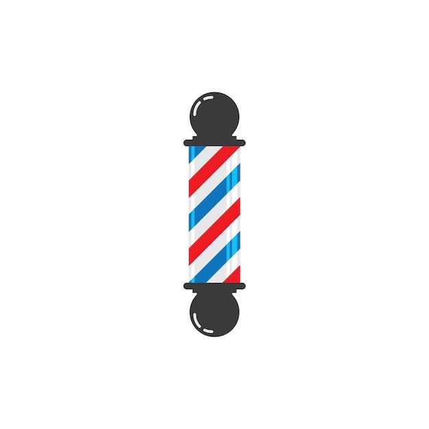 a red, white and blue striped toothbrush holder with a black top on a white background