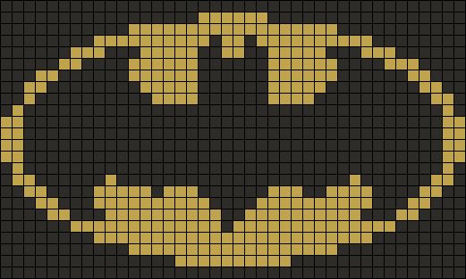 the batman symbol made out of legos in yellow and black colors, on a black background