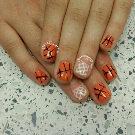 Go Phoenix Suns. Basketball nails Basketball Nail Designs Ideas, Nails Basketball, Basketball Nail Designs, Basketball Nails, Nike Nails, Basketball Jewelry, Sports Nails, Phoenix Suns Basketball, Suns Basketball