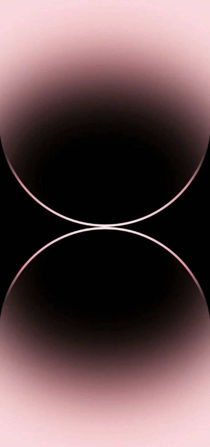 an abstract black and pink background with two circles