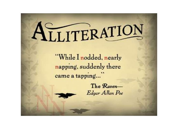 the raven quote from edgar allen poe about alliteration while i rode nearly napping, suddenly there came a tapping