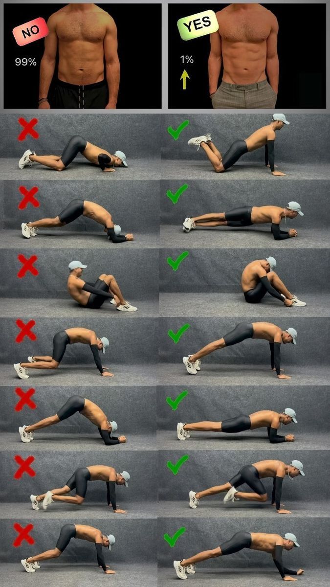 a series of pictures showing how to do an exercise with the same amount of muscles