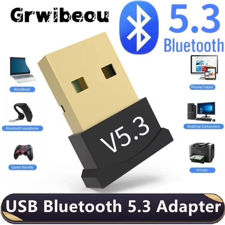 the usb bluetooth 5 3 adapter is available for use on laptops and tablets