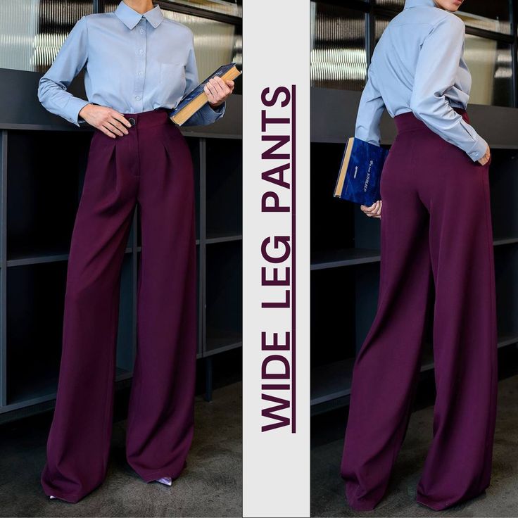 Welcome to [Your Shop Name], your destination for stylish and comfortable women's pants! Elevate your wardrobe with our stunning burgundy wide-leg pants, offering a chic and trendy look. Flatter your figure with our high-waisted trousers, designed to accentuate your curves and provide a flattering silhouette. Stay effortlessly stylish with our loose pants, perfect for a relaxed yet fashionable vibe. Achieve a timeless look with our high-rise pants, offering classic style and sophistication. Leng