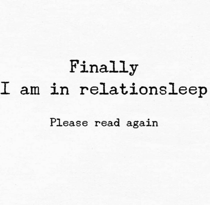 the words are written in black and white on a piece of paper that says, finally i am inreltationsleep please read again