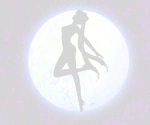 the silhouette of a woman standing in front of a full moon with her hands behind her head