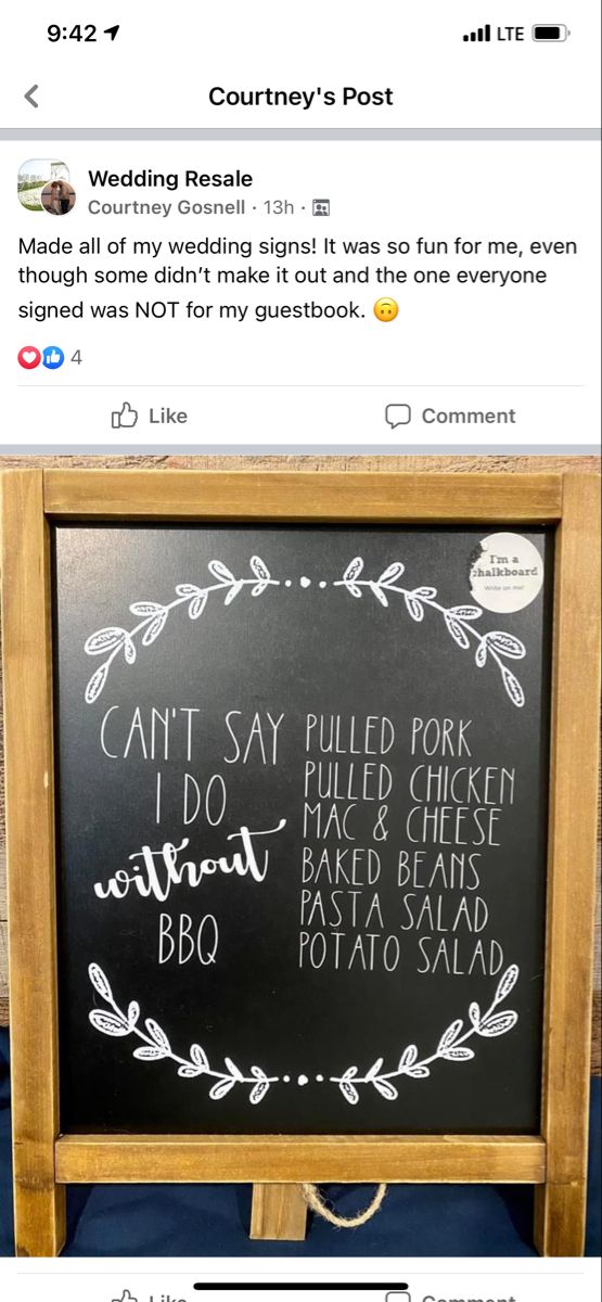 a blackboard with white writing on it that says, can't say pulled pork without