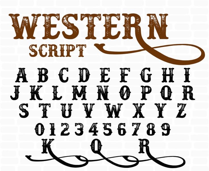 the western script is made up of letters and numbers, including one for each letter