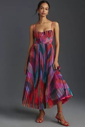 Wedding Guest Dresses | Shop Dresses for Wedding Guest | Anthropologie Engagement Party Outfit Guest, Wedding Party Dress Guest, Guest Attire, Pleated Midi Dress, Pink Midi Dress, Women Wedding Guest Dresses, Blue Midi Dress, Guest Outfit, Hutch