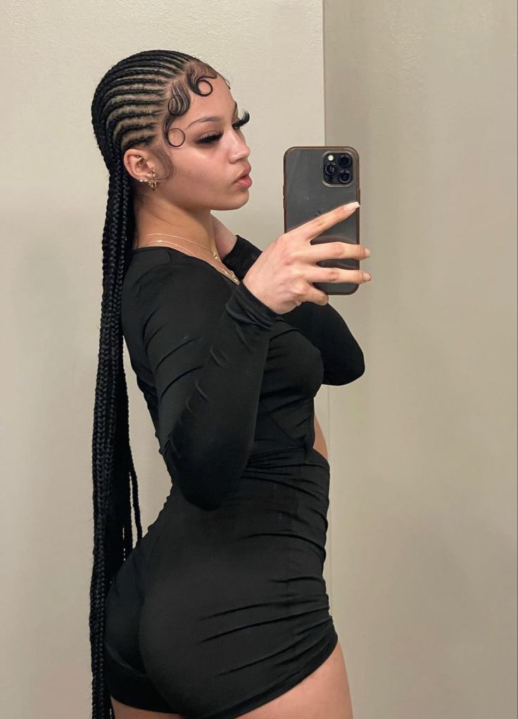 Feed In Straight Back Braids, Small Straight Back Braids, Feed In Braids Cornrows Straight Back, Cute Straight Back Braids Hairstyles, Long Cornrows Braids Straight Back, Straight Backs Braids, Wedding Hairstyles For Thick Hair, Small Straight Backs, Braided Back Hairstyles