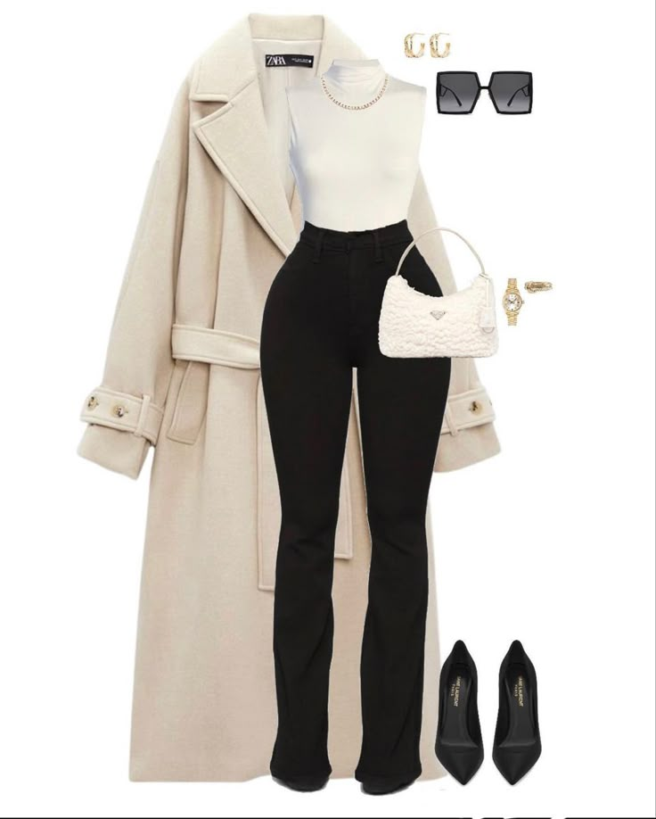 Winter Outfits Jackets, Fall Outfits Work, Trenchcoat Outfit, Work Fall Outfits, Outfit Zara, Mode Zara, Modesty Outfits, Classy Winter Outfits, Winter Fashion Outfits Casual