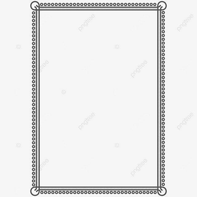 a black and white square frame with beading on the edges, in an ornate pattern