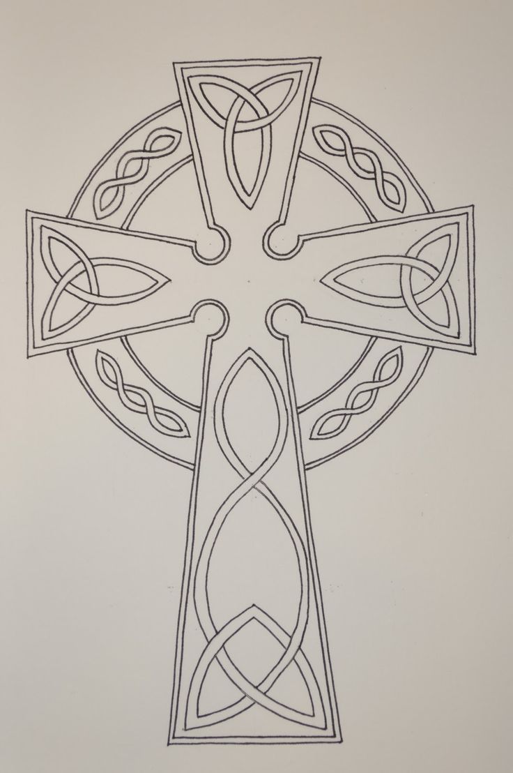 an image of a celtic cross on instagram for the webpage to be viewed