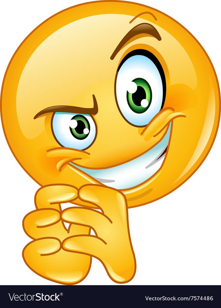 an emoticive yellow smiley face with green eyes