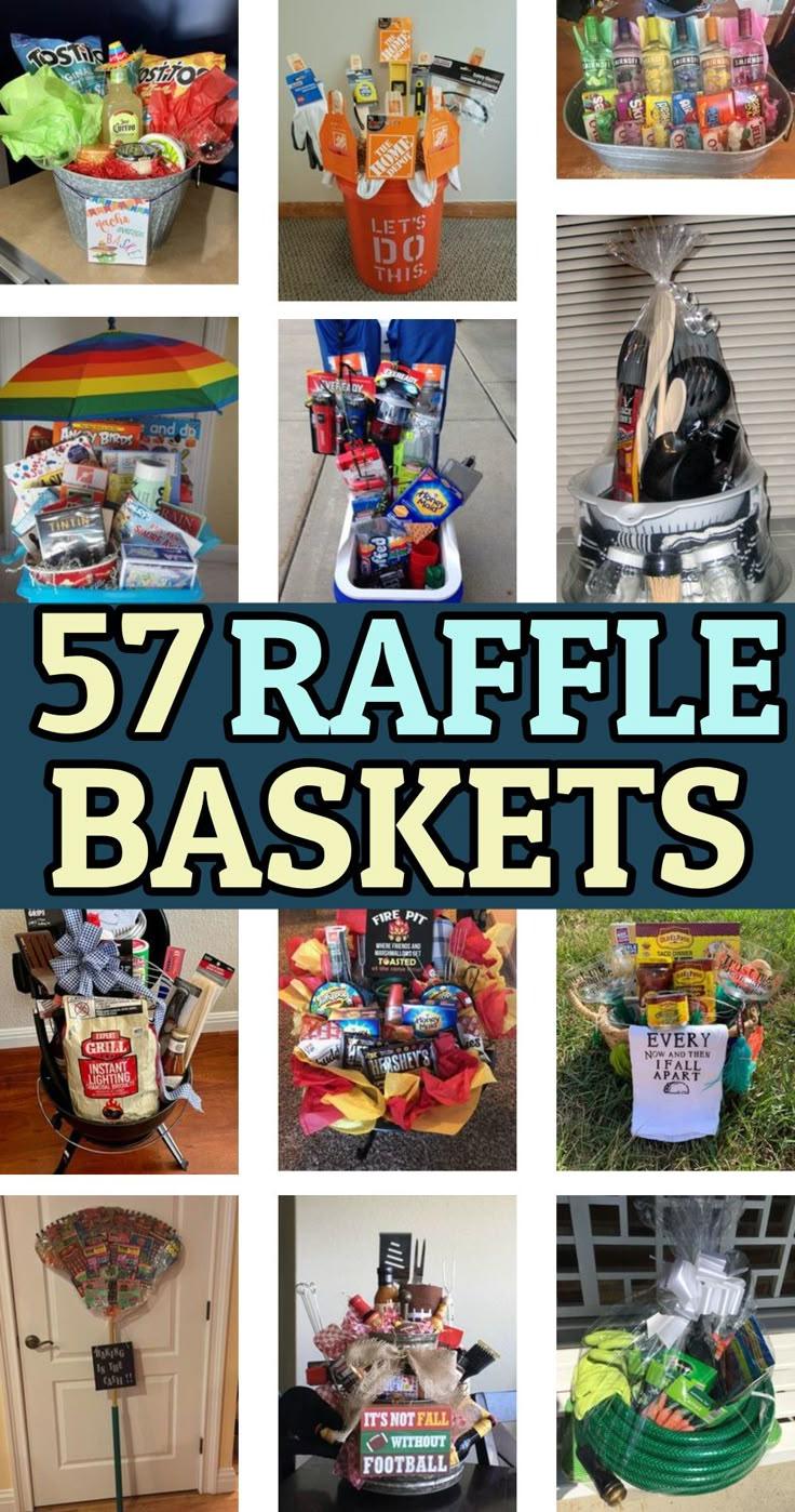 Best Raffle Auction Basket Ideas For Fundraising Events Easter Raffle Basket Ideas, Door Prize Ideas, Silent Auction Gift Basket Ideas, Raffle Gift Basket Ideas, Fundraiser Raffle, Auction Basket Ideas, Corporate Gala, Basket Raffle, Auction Gift Basket Ideas