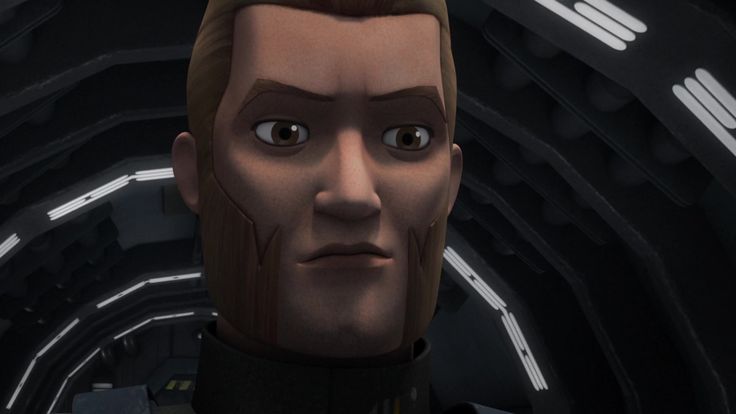 a close up of a person in a sci - fi suit with an evil look on his face